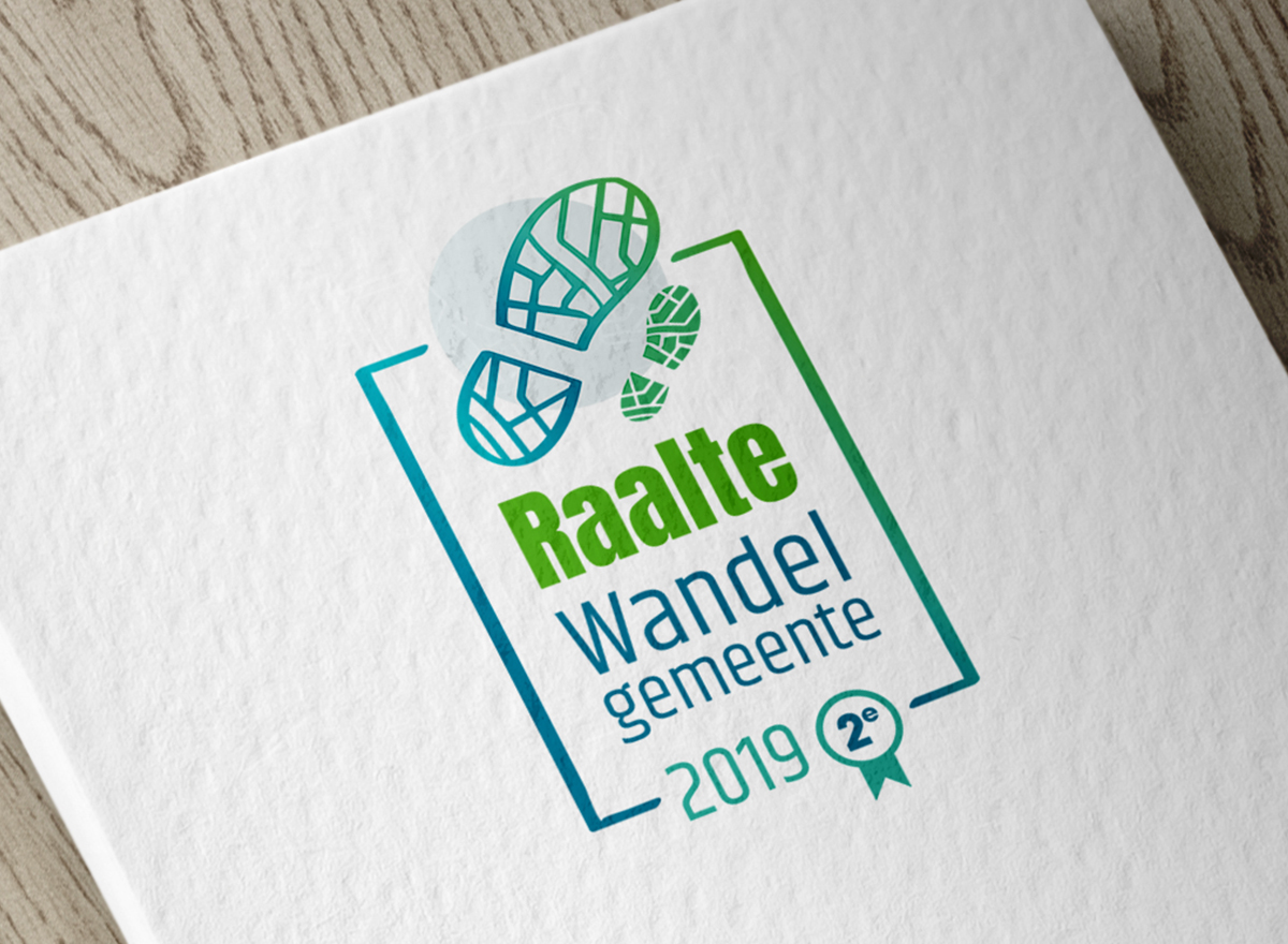 Gemeente Raalte Wandelgemeente Logo