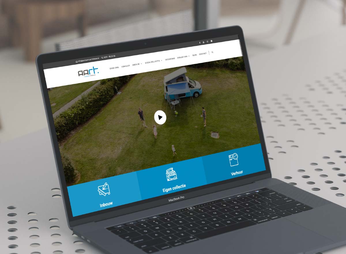 Aart Camperinbouw website